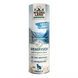 Wildes Land Snacks Freeze katze Freeze Dried Weißfisch 16 g